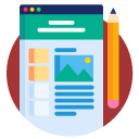 Widget des messages récents avec vignettes