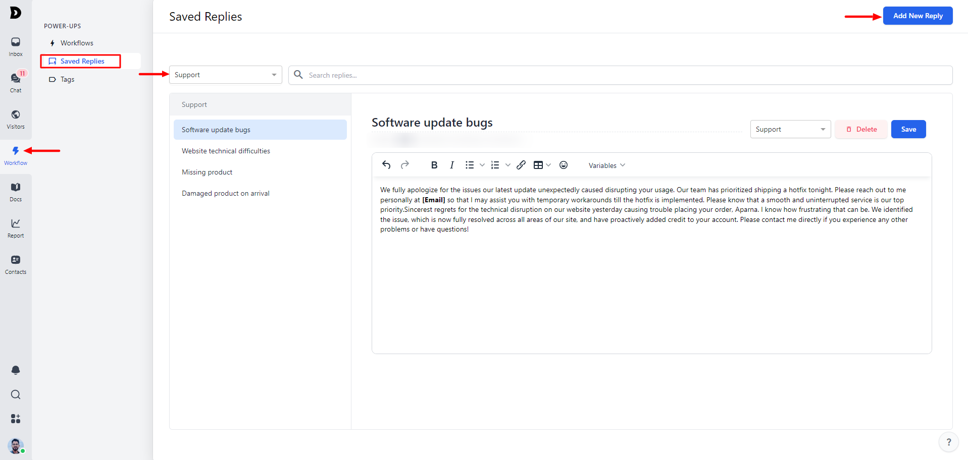 How to say sorry for the inconvenience: 11 customer service apology examples 2 Respuestas guardadas de ThriveDesk