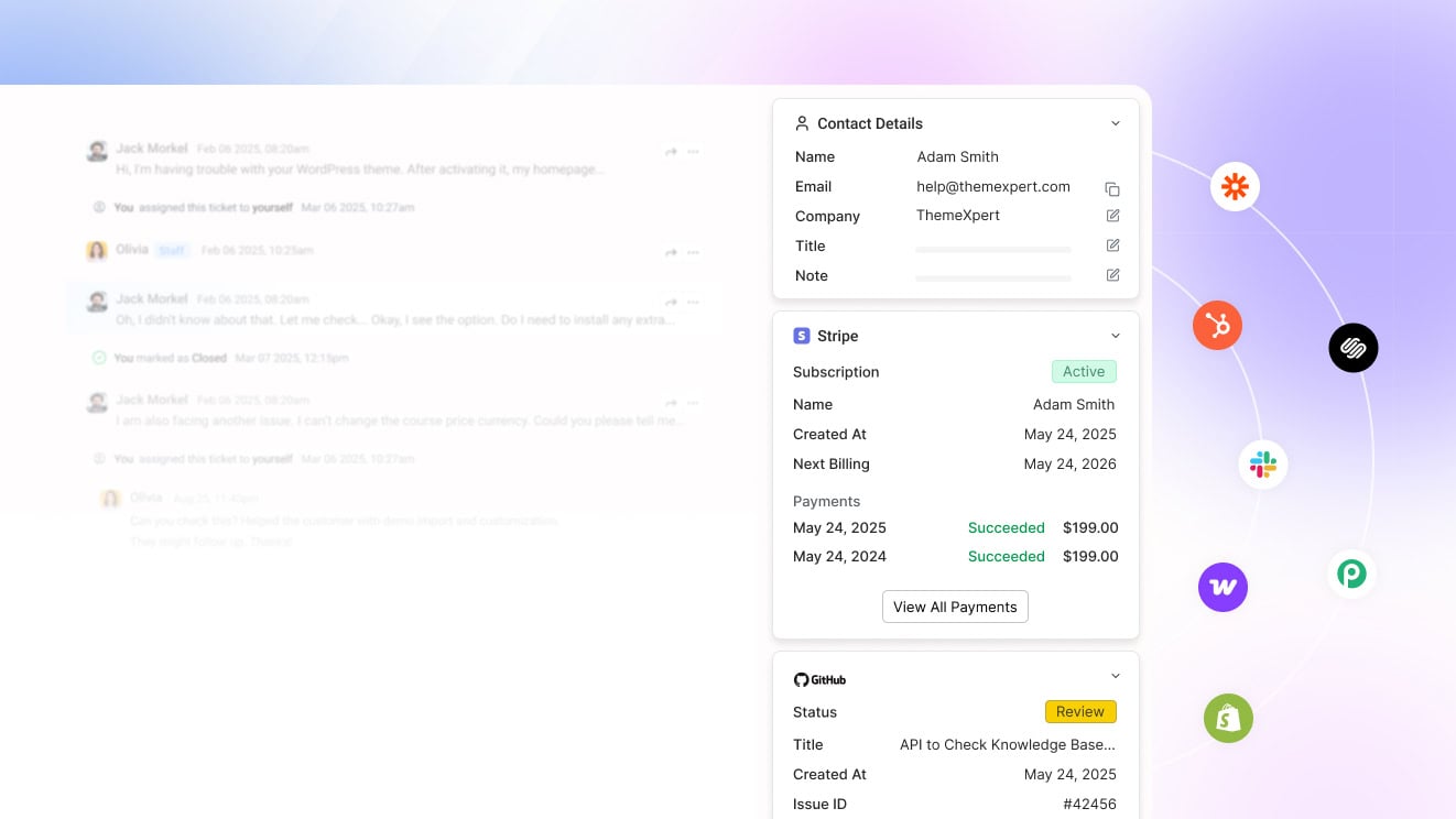 personalized support - ThriveDesk