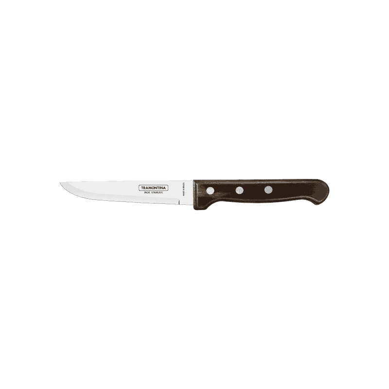 5" (13cm) Jumbo Steak Knife Smooth,Brown