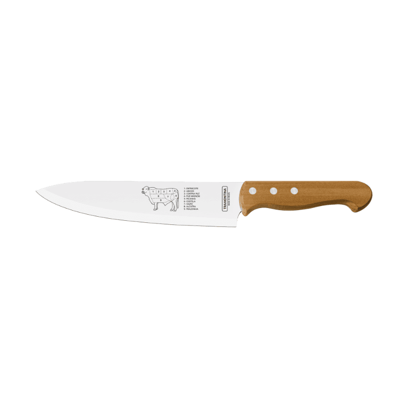 8" (20cm) Knife Braai Economic (Blister Packaging)