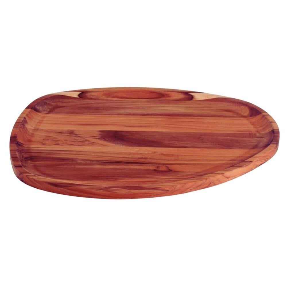 Braai Bowl Tray (teak wood) 44x33 cm