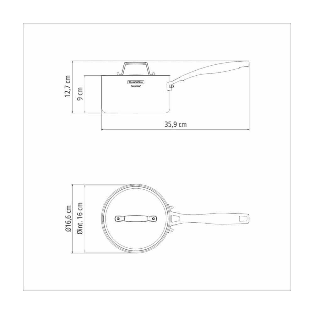 Grano Sauce pan 16cm - 1,70lt