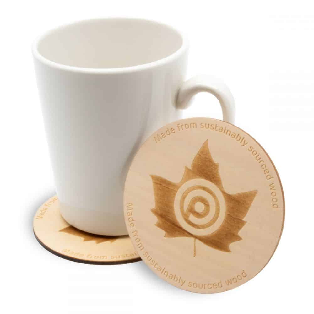 Wooden Coaster (100mm Diameter: 3mm Thick)
