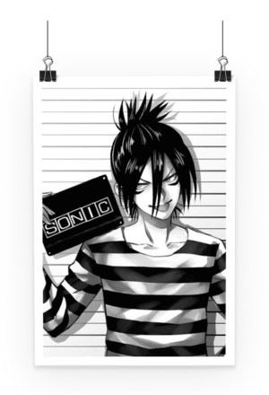 Poster One Punch Man Sonic Prisoner