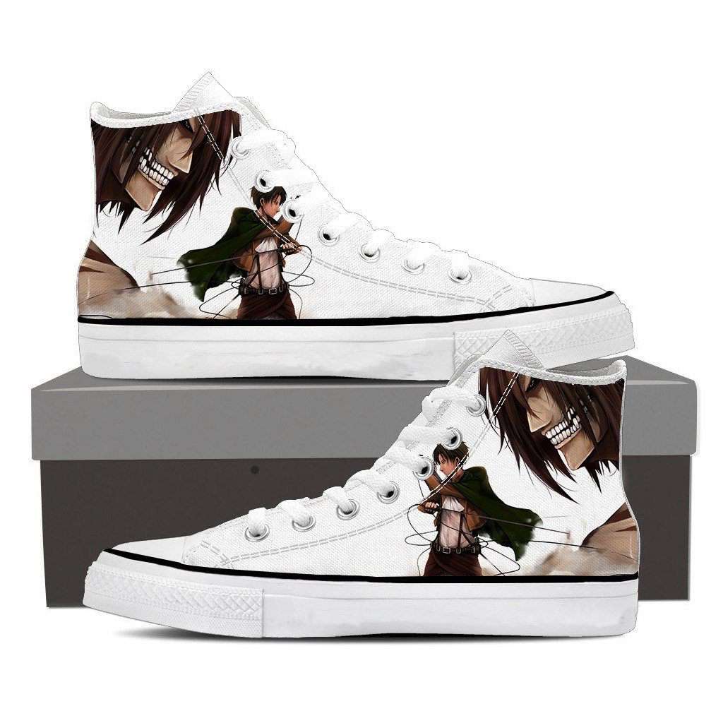 Chaussures Baskets L&rsquo;attaque des titans Eren Titan X Rivaille