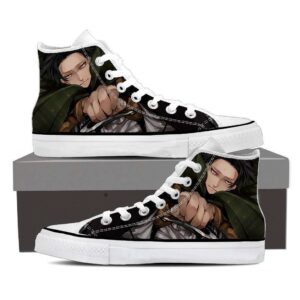 Chaussures Baskets L&rsquo;attaque des titans Rivaille Sword
