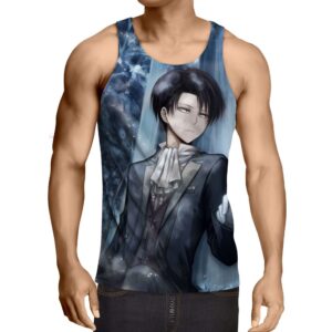 Débardeur 3D All Over Attack On Titans Caporal Levi