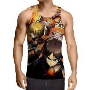 Débardeur 3D All Over Attack On Titans Eren X Armin