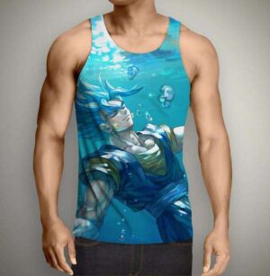 Débardeur 3D All Over Dragon Ball Super Vegeto