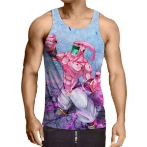 Débardeur 3D All Over Dragon Ball Z Buu Power