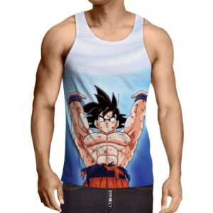 Débardeur 3D All Over Dragon Ball Z Goku Genkidama
