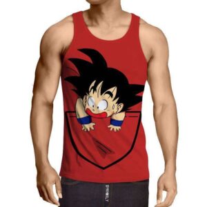 Débardeur 3D All Over Dragon Ball Z Goku Kid