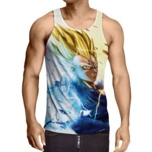 Débardeur 3D All Over Dragon Ball Z Majin Vegeta Attack