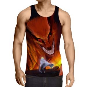 Débardeur 3D All Over Naruto Vs Kyubi