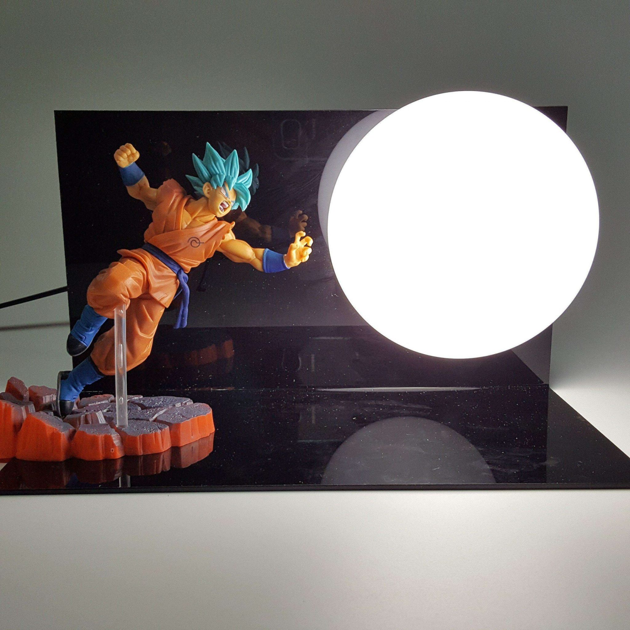 Lampe Dragon Ball Super Goku SSJ Blue