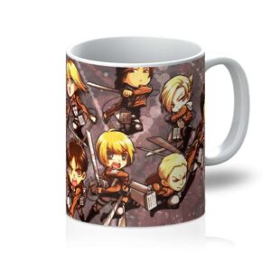Mug Attack On Titans Chibi