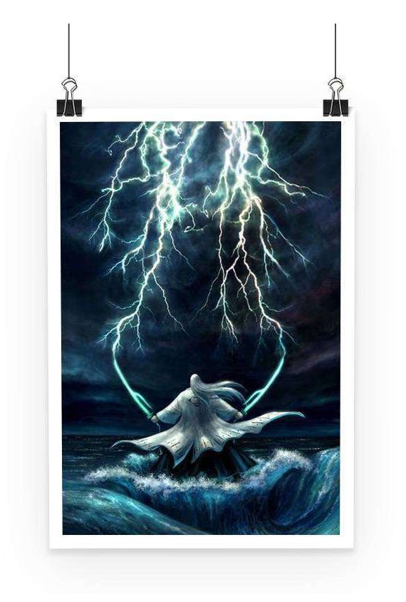 Poster Bleach Ukitake Storm