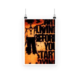 Poster One Piece Ace Start Living