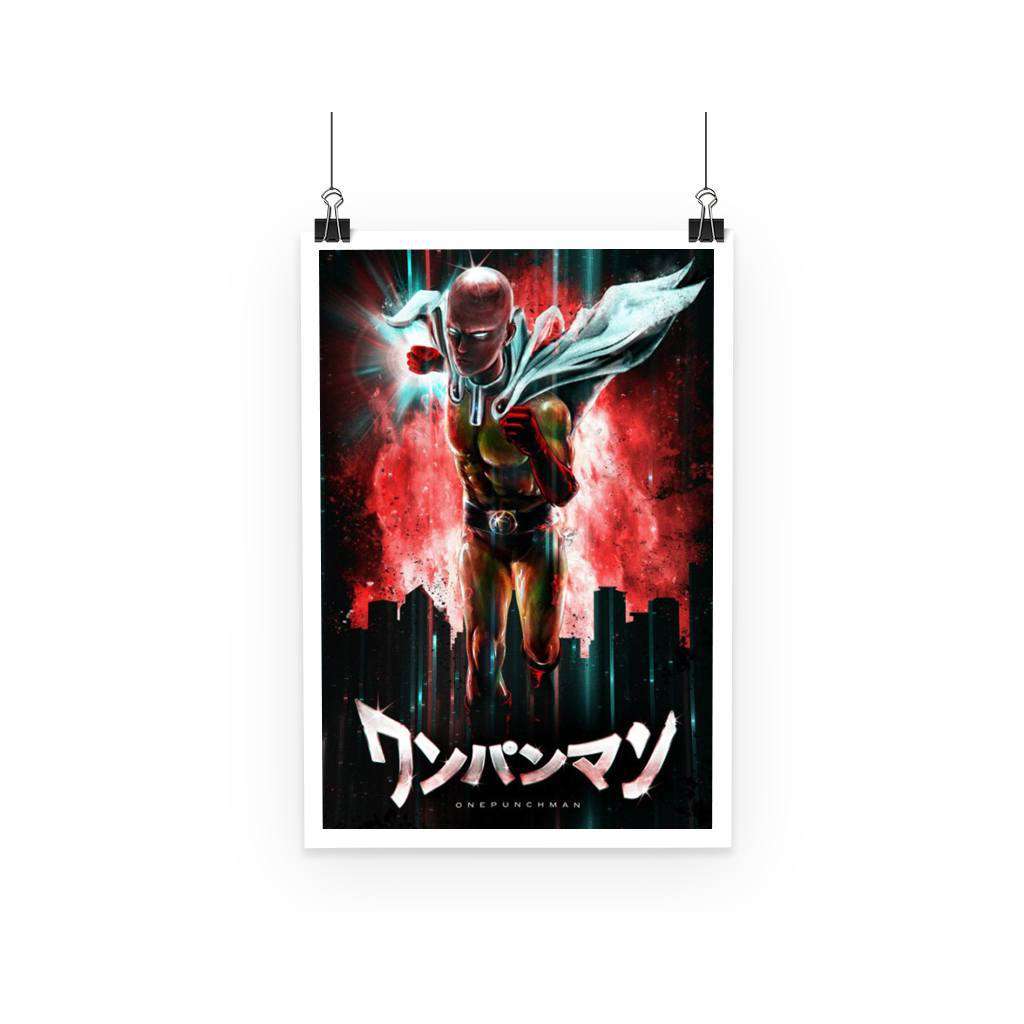 Poster One Punch Man Saitama Attack