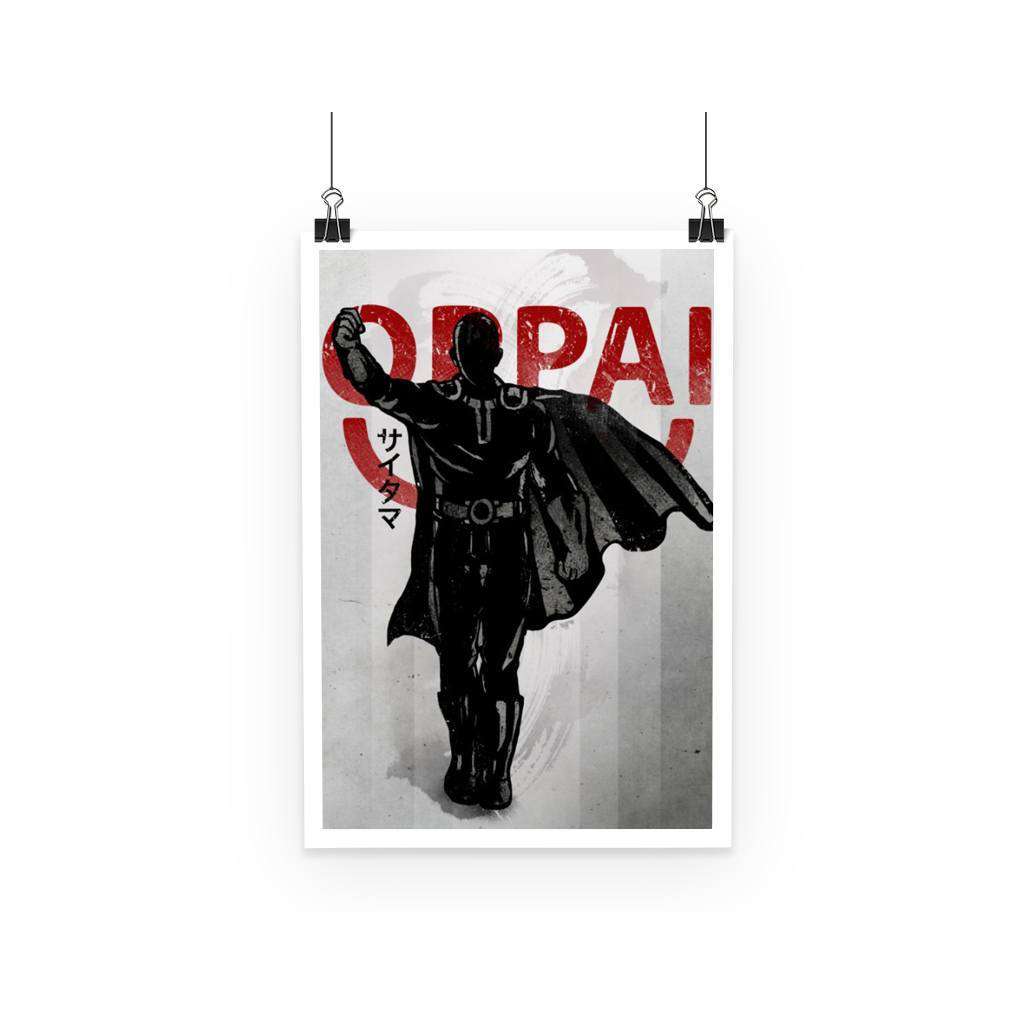 Poster One Punch Man Saitama Oppai