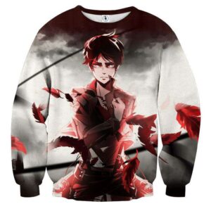 Pull classique 3D All Over Attack On Titans War