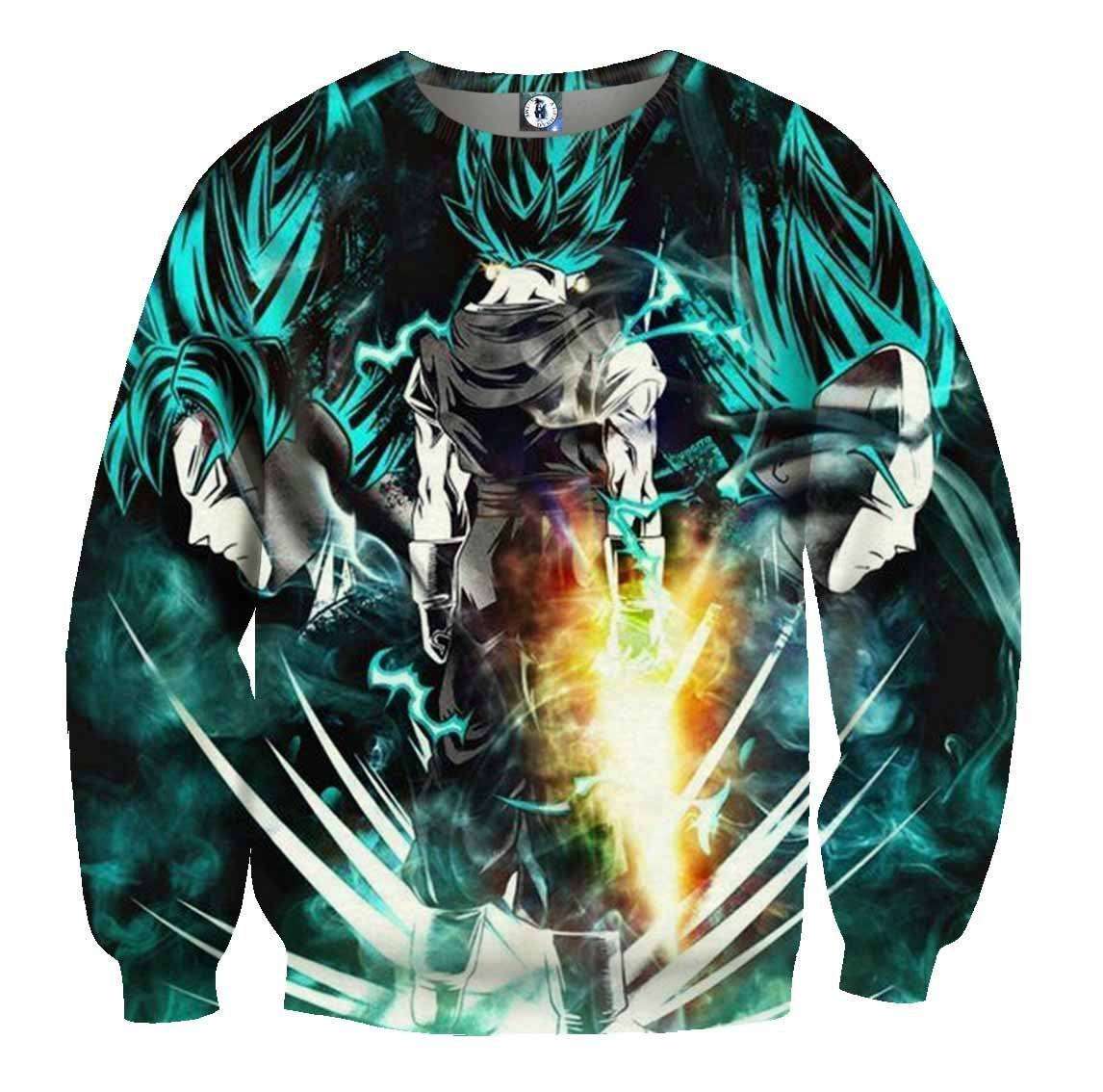 Pull classique 3D All Over Dragon Ball Super Vegeto