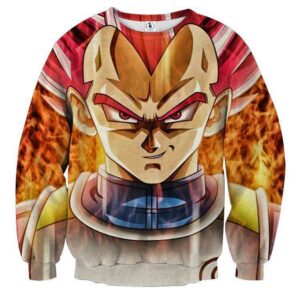 Pull classique 3D All Over Dragon Z Buu Destruction