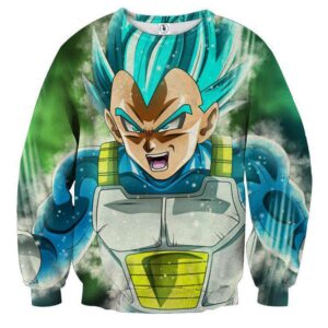 Pull classique 3D All Over Dragon Super Vegeto Power