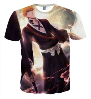 T Shirt 3D All Over Bleach Ichigo Hollow Final Form