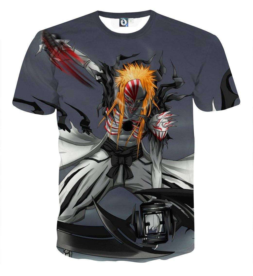 T Shirt 3D All Over Bleach Ichigo Hollow Final Form