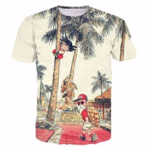 T Shirt 3D All Over Dragon Ball Kid Goku