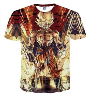 T Shirt Dragon Ball Z Goku Super Saiyan