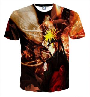 T Shirt All Over 3D Naruto