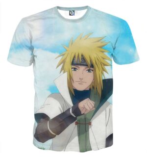 T Shirt All Over 3D Naruto Minato