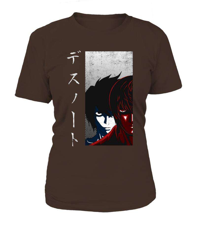 T Shirt Femme Death Note Light X Detective L
