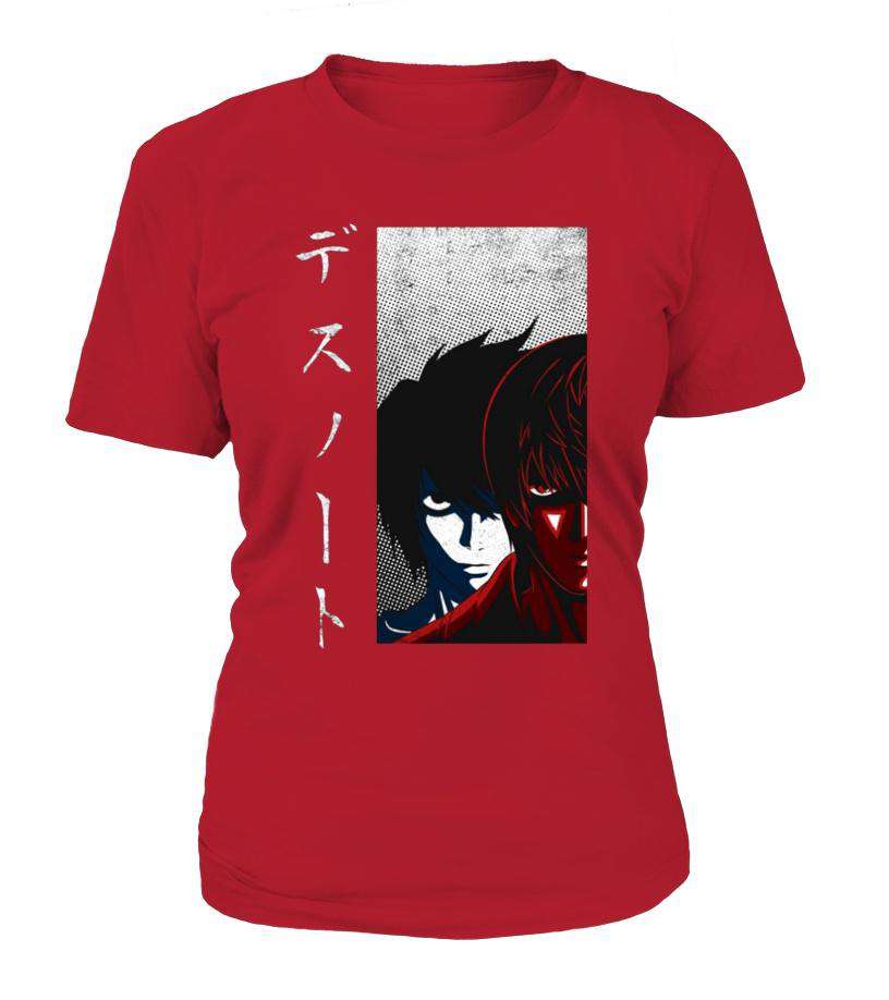 T Shirt Femme Death Note Light X Detective L