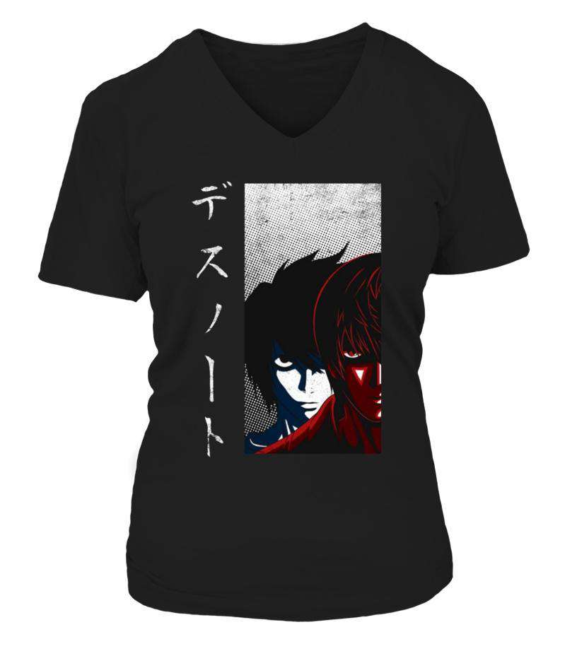 T Shirt Femme Death Note Light X Detective L