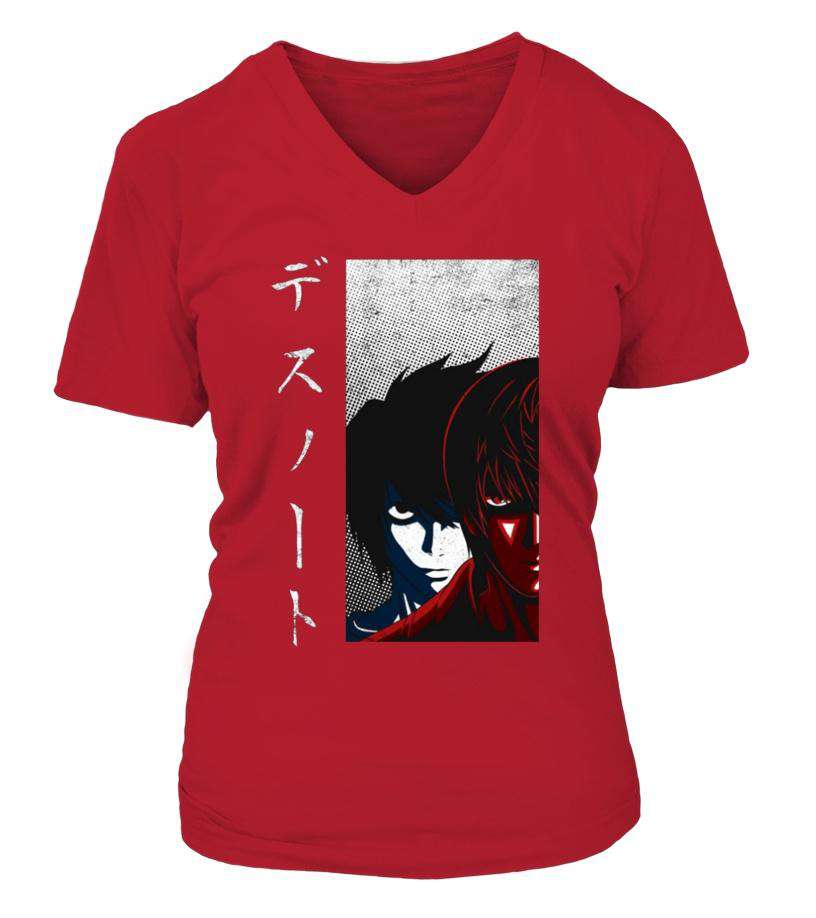T Shirt Femme Death Note Light X Detective L