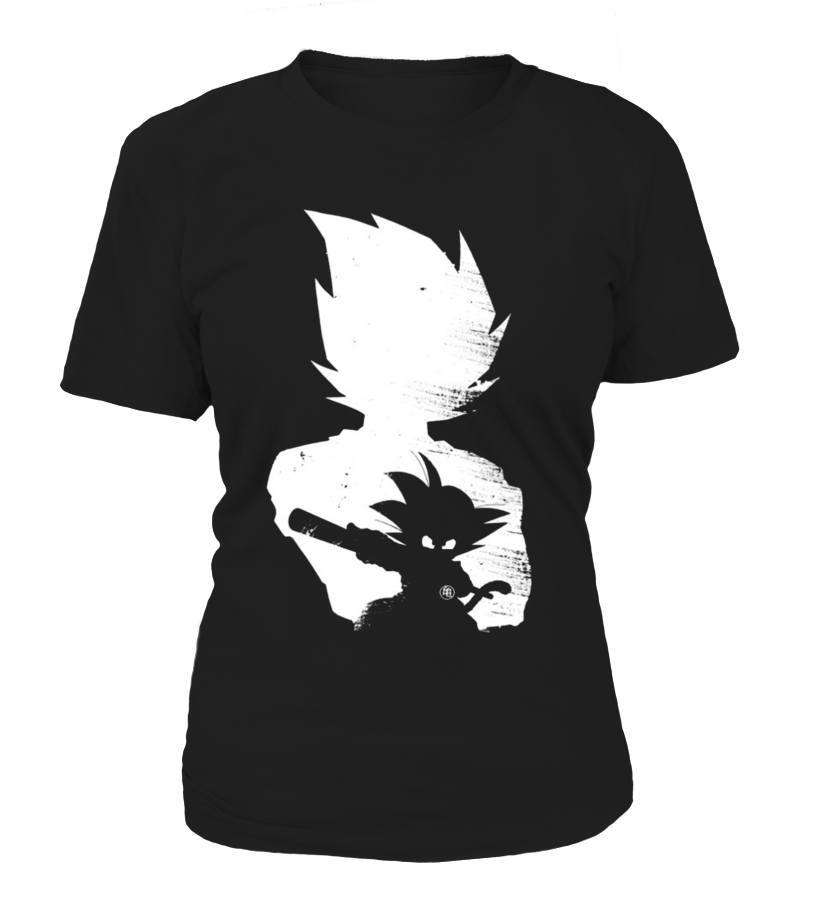 T Shirt Femme Dragon Ball Z Goku Evolution