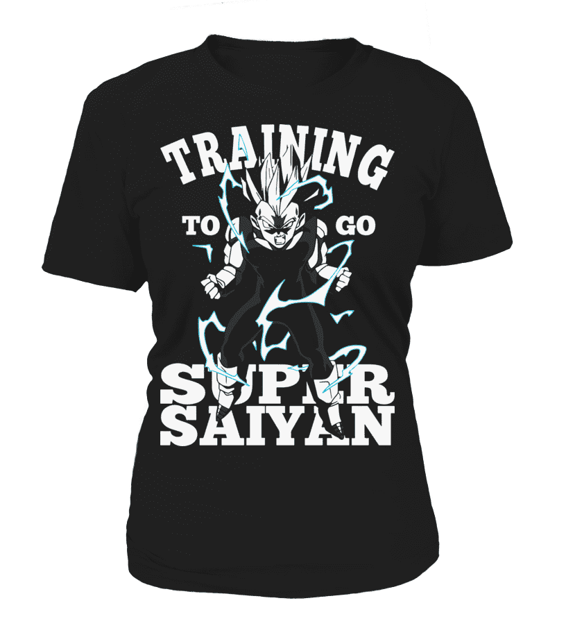 T Shirt Femme Dragon Ball Z Vegeta Training To Go Super Saiyan