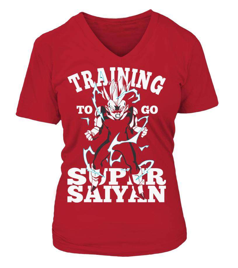 T Shirt Femme Dragon Ball Z Vegeta Training To Go Super Saiyan