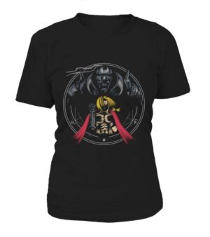 T Shirt Femme Full Metal Alchemist Edward X Alfonse