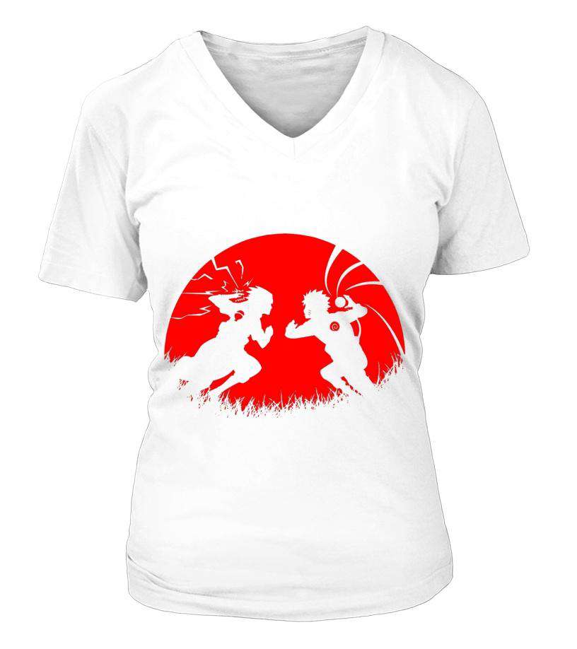 T Shirt Femme Naruto Vs Sasuke