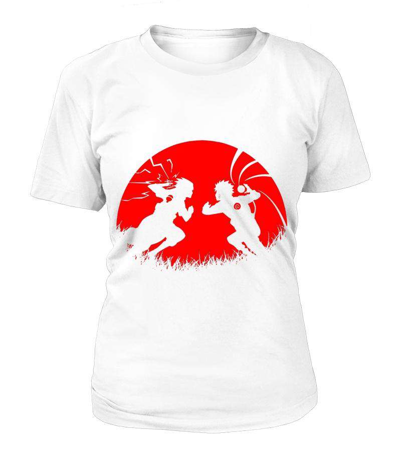 T Shirt Femme Naruto Vs Sasuke