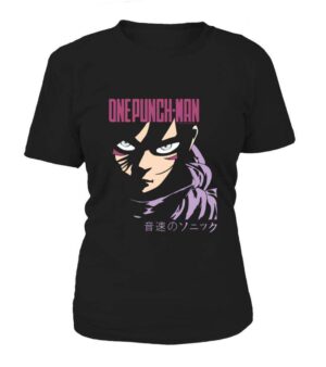 T Shirt Femme One Punch Man Sonic