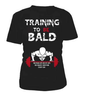 T Shirt Femme One Punch Man Training To Be Bald