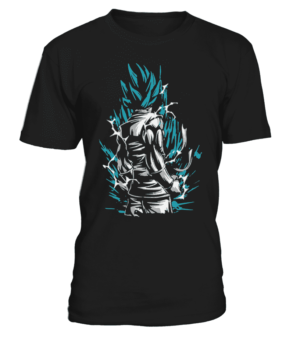 T Shirt Dragon Ball Super Goku Blue God