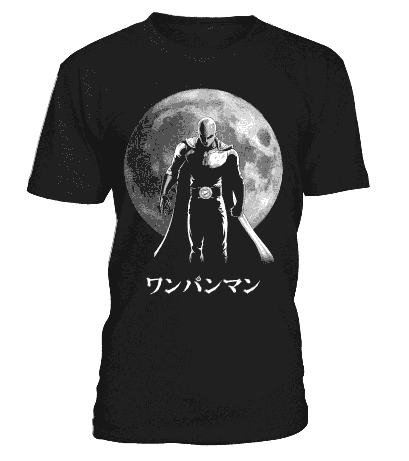 T Shirt One Punch Man Saitama Moon