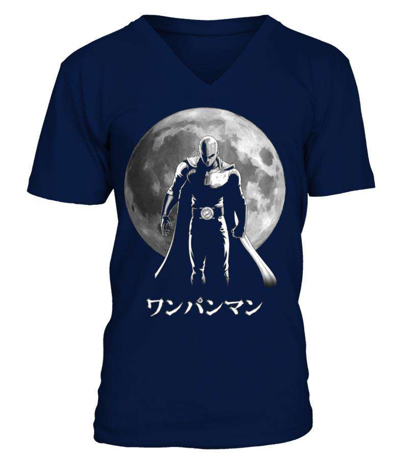 T Shirt One Punch Man Saitama Moon